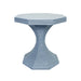 Worlds Away - Octavia Octagonal Reeded Feature Table in Painted Light Blue - OCTAVIA SM LB - GreatFurnitureDeal