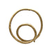 Worlds Away - Rounded Metal Loop Scultpture In Textured Brass - ORIN - GreatFurnitureDeal