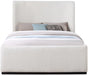 Meridian Furniture - Oliver Cream Boucle Fabric Upholstered Queen Bed (3 Boxes) - OliverCream-Q - GreatFurnitureDeal