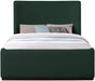 Meridian Furniture - Oliver Green Boucle Fabric Upholstered King Bed (3 Boxes) - OliverGreen-K - GreatFurnitureDeal