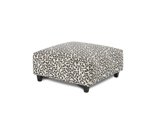 Southern Home Furnishings - Basic Berber Cocktail Ottoman in Multi - 109 Dutch Charcoal-MTO - GreatFurnitureDeal