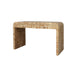 Worlds Away - Waterfall Edge Desk In Burl Wood - PETRA BW - GreatFurnitureDeal