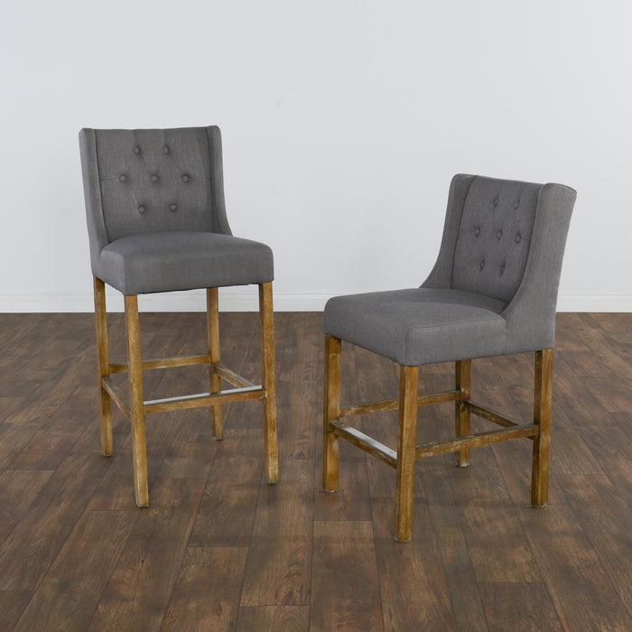 Kosas Home- Cayle Tufted 24 " Counter stool - PL11563