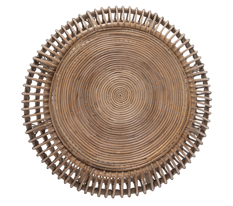 Kosas Home - Bexley Round Rattan Coffee Table - PL13861 - GreatFurnitureDeal