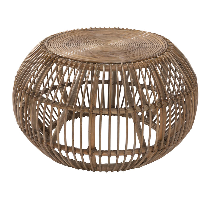 Kosas Home - Bexley Round Rattan Coffee Table - PL13861 - GreatFurnitureDeal