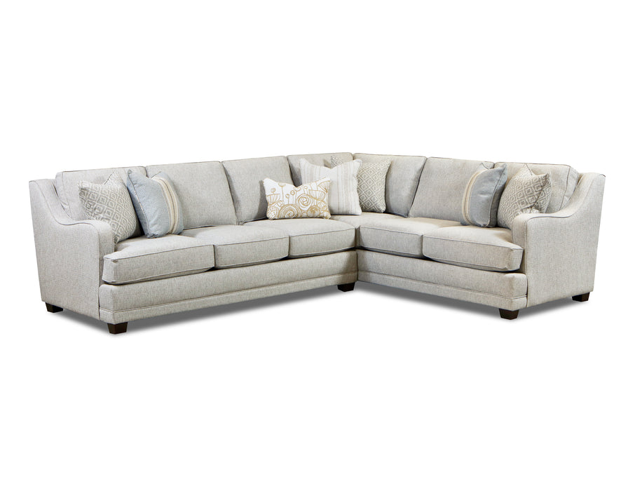 Southern Home Furnishings - Sectional in Grey - 7000-31L/33R Limelight - GreatFurnitureDeal