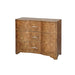 Worlds Away - 3 Drawer Chest In Dark Burl Wood With Acrylic Hardware - PLYMOUTH DBW - GreatFurnitureDeal