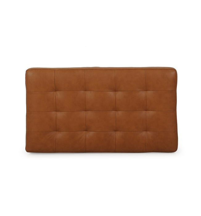 Moroni - Murray Full Leather Bench Ottoman in Tan - 44007BS1961