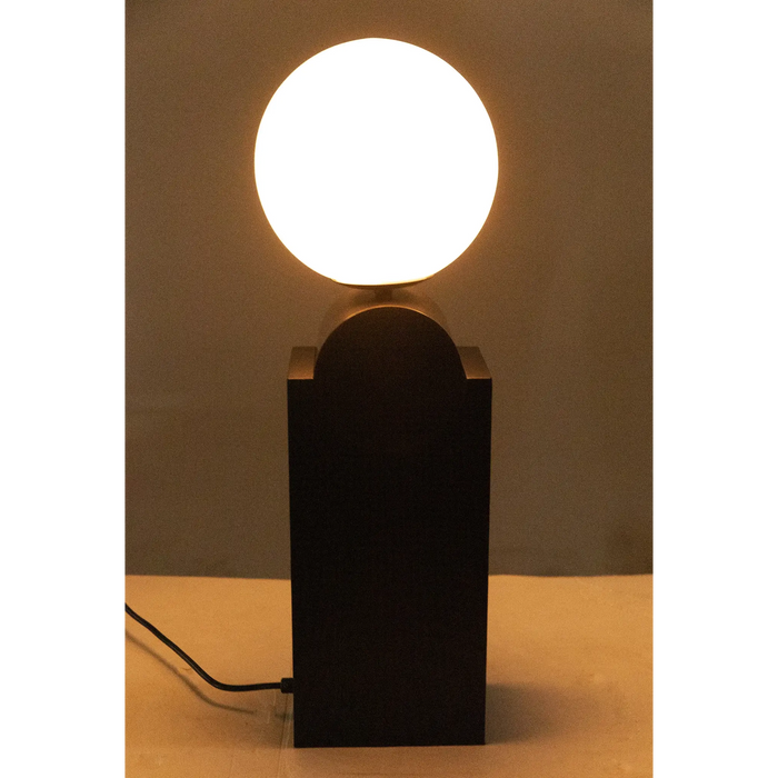 NOIR Furniture - Kate Table Lamp, Black Metal - PZ004MTB