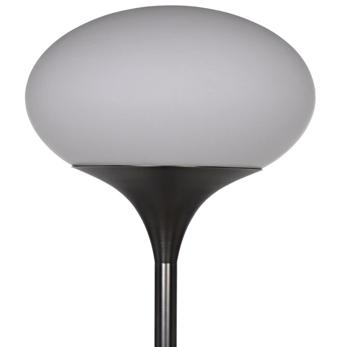 NOIR Furniture - Drop Floor Lamp in Gun Metal - PZ012GM - GreatFurnitureDeal
