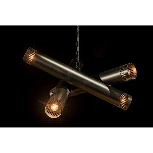 Noir Furniture - Javelin Chandelier in Matte Black - PZ013MTB - GreatFurnitureDeal