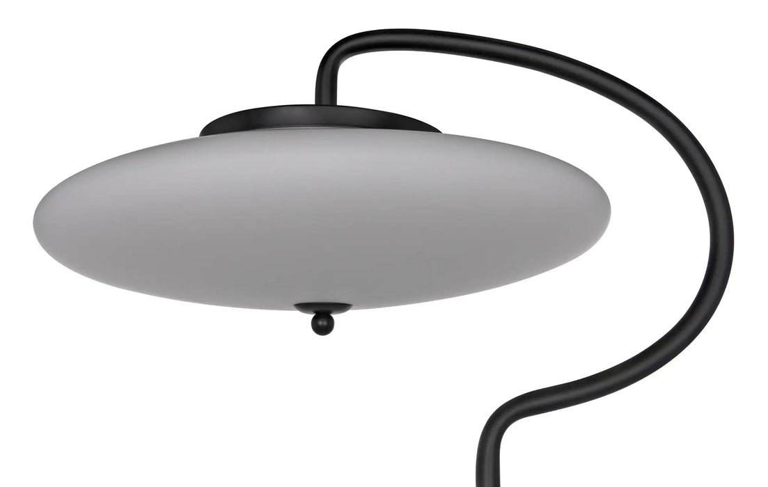 NOIR Furniture - Lolibri Floor Lamp in Matte Black - PZ018MTB