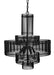 Noir Furniture - Ghost Chandelier in Matte Black - PZ022MTB - GreatFurnitureDeal