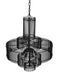 Noir Furniture - Ghost Chandelier in Matte Black - PZ022MTB - GreatFurnitureDeal