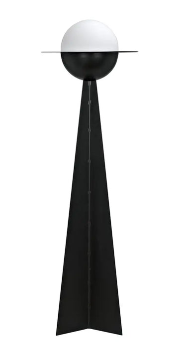 Noir Furniture - Saturn Floor Lamp in Matte Black - PZ025MTB - GreatFurnitureDeal