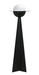 Noir Furniture - Saturn Floor Lamp in Matte Black - PZ025MTB - GreatFurnitureDeal