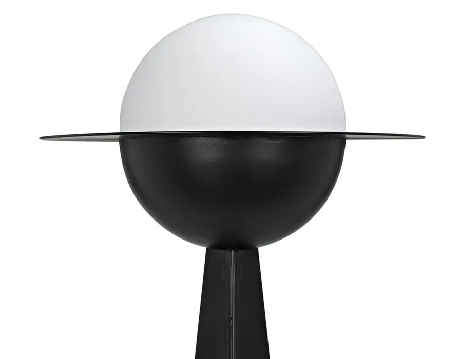 Noir Furniture - Saturn Floor Lamp in Matte Black - PZ025MTB - GreatFurnitureDeal