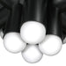 Noir Furniture - Massimo Chandelier in Matte Black - PZ032MTB - GreatFurnitureDeal