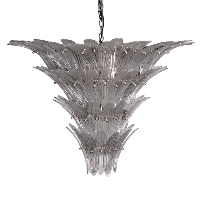 Noir Furniture - Emperor Extra Large Chandelier in Antique SIlver - PZ039 - GreatFurnitureDeal