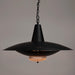 Noir Furniture - UFO Pendant in Matte Black - PZ042MTB - GreatFurnitureDeal