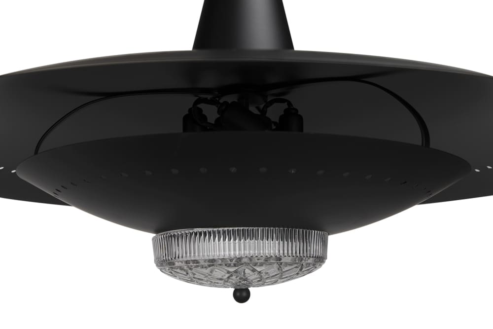 Noir Furniture - UFO Pendant in Matte Black - PZ042MTB - GreatFurnitureDeal