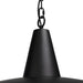 Noir Furniture - UFO Pendant in Matte Black - PZ042MTB - GreatFurnitureDeal