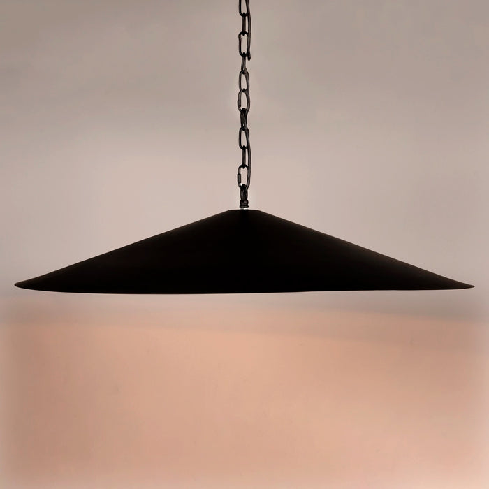 Noir Furniture - Lark Pendant in Matte Black - PZ043MTB - GreatFurnitureDeal
