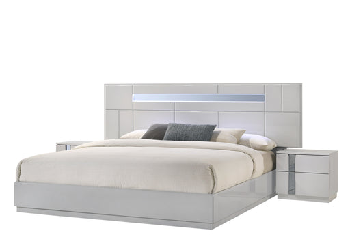 J&M Furniture - Palermo Eastern King Bed in Grey - 17714-C-EK - GreatFurnitureDeal