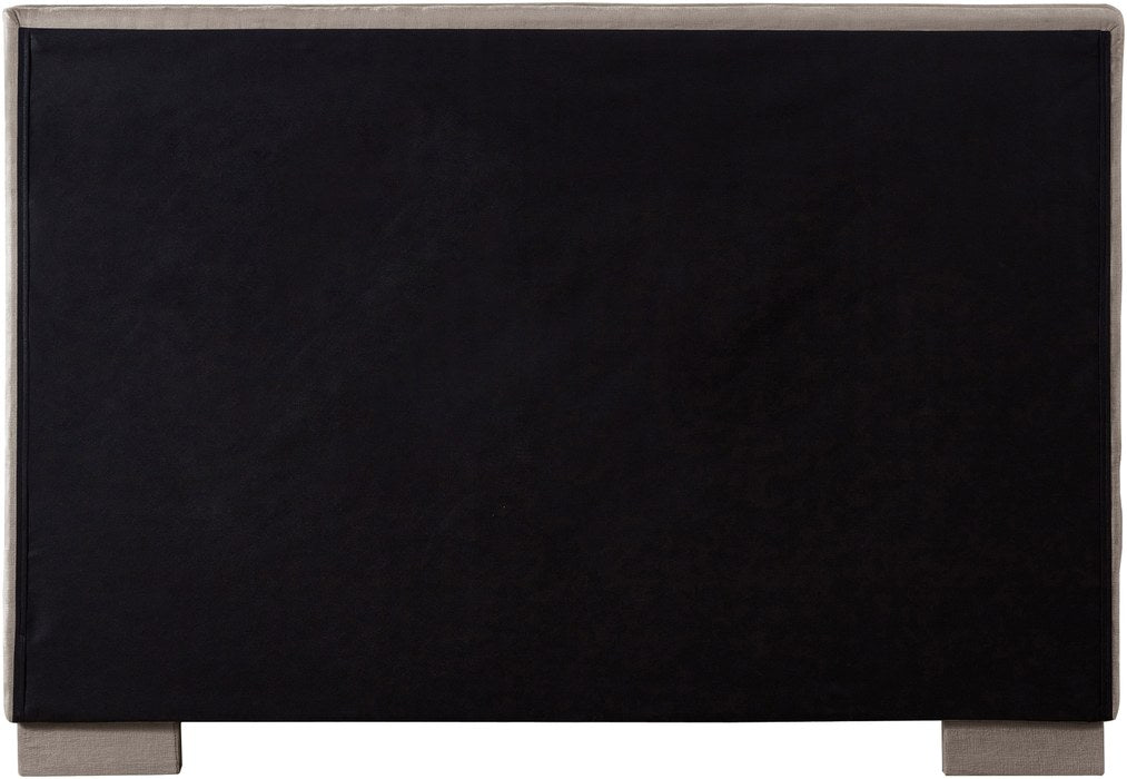 Meridian Furniture - Paxton Beige Chenille Fabric Upholstered King Bed (3 Boxes) - PaxtonBeige-K - GreatFurnitureDeal