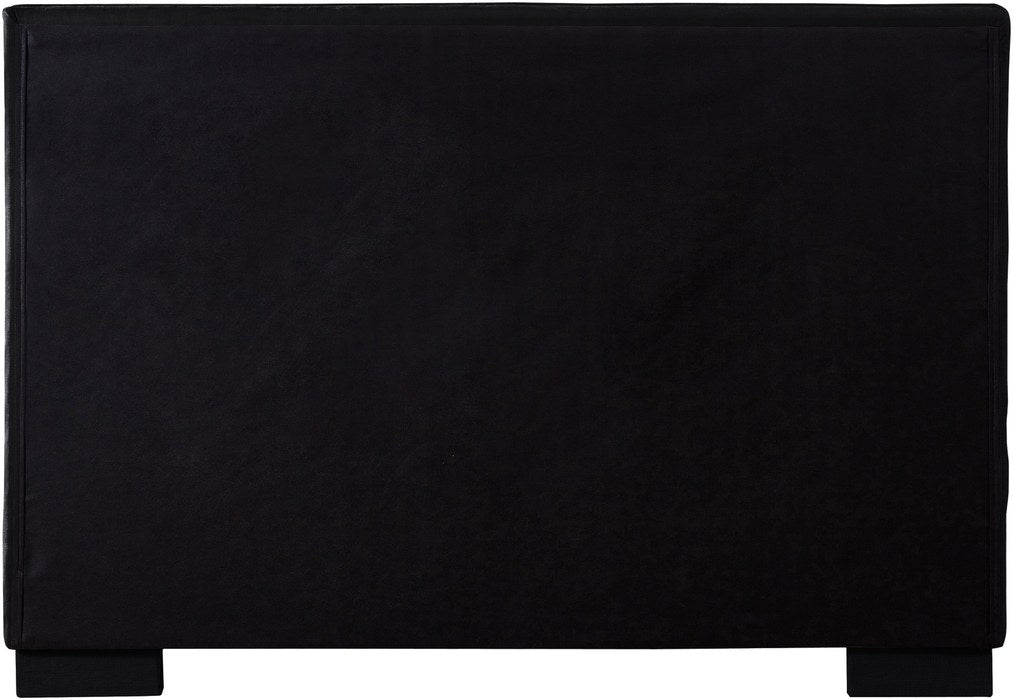 Meridian Furniture - Paxton Black Chenille Fabric Upholstered King Bed (3 Boxes) - PaxtonBlack-K - GreatFurnitureDeal
