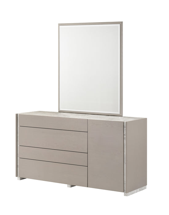 J&M Furniture - Pearl Modern Dresser with Mirror - 17247-DM - GreatFurnitureDeal