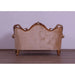 European Furniture - Tiziano Luxury Loveseat in Gold & Antique Silver - 38994-L - GreatFurnitureDeal