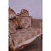 European Furniture - Tiziano Luxury Loveseat in Gold & Antique Silver - 38994-L - GreatFurnitureDeal