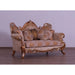 European Furniture - Tiziano Luxury Loveseat in Gold & Antique Silver - 38994-L - GreatFurnitureDeal