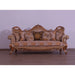 European Furniture - Tiziano Luxury Sofa in Gold & Antique Silver - 38994-S - GreatFurnitureDeal