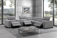 J&M Furniture - Picasso 6Pc Fabric Motion Sectional Sofa In Light Grey - 19965-LTG - GreatFurnitureDeal