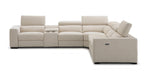 J&M Furniture - Picasso 6Pc Fabric Motion Sectional Sofa In Sand - 19965-S - GreatFurnitureDeal