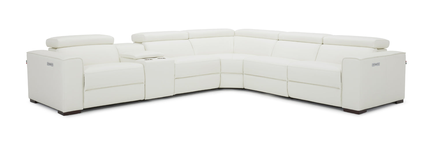J&M Furniture - Picasso 6Pc Motion Sectional In White - 18865-W - GreatFurnitureDeal