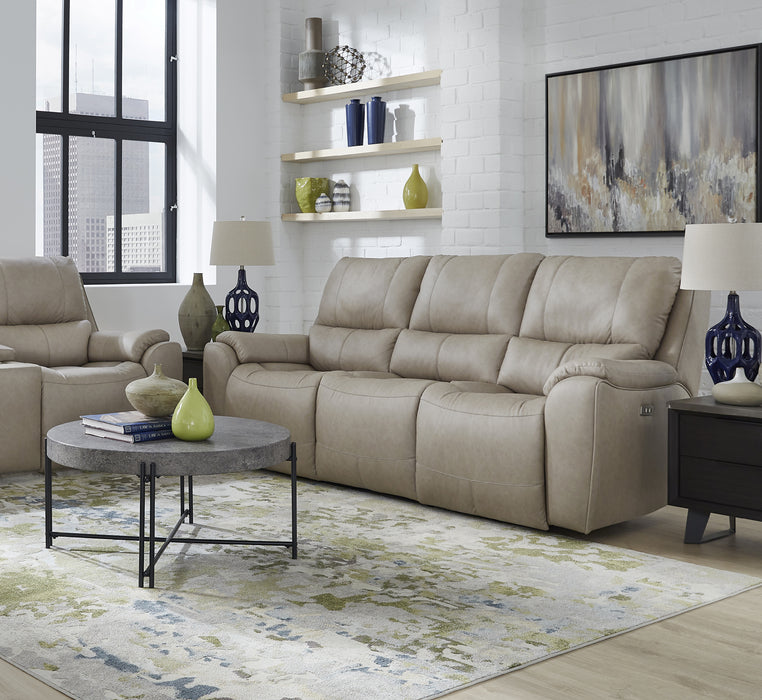 Southern Motion - Westchester 2 Piece Double Reclining Sofa Set in Platinum - 371-31-21 - GreatFurnitureDeal