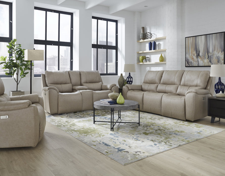 Southern Motion - Westchester 2 Piece Double Reclining Sofa Set in Platinum - 371-31-21 - GreatFurnitureDeal