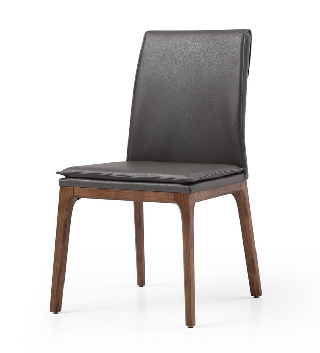 J&M Furniture - Portland Modern Dining Chair in Grey - Set of 2 - 19986-DC