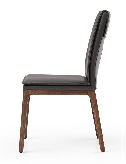 J&M Furniture - Portland Modern Dining Chair in Grey - Set of 2 - 19986-DC