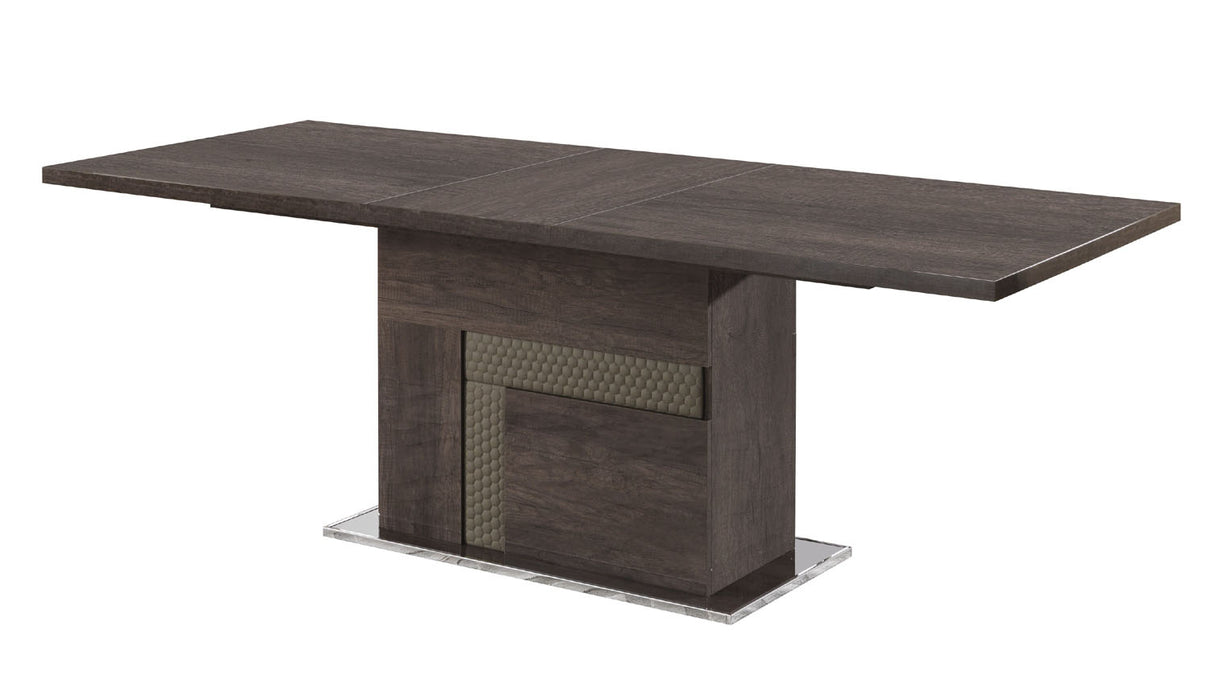 J&M Furniture - Portofino Modern 9 Piece Dining Table Set in Oak - 18664-DT-9SET - GreatFurnitureDeal