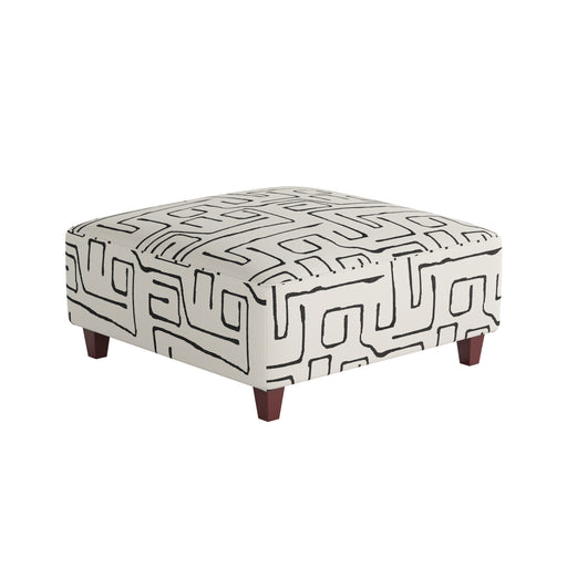 Southern Home Furnishings - Fossil Ebony Cocktail Ottoman in Multi - 109-C Fossil Ebony-MTO - GreatFurnitureDeal