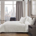 AICO Furniture - Quincy"4pc Queen Comforter Set"Ivory - BCS-QS04-QUNCY-IVY - GreatFurnitureDeal