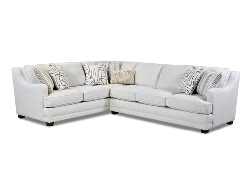 Southern Home Furnishings - Durango Sectional in Off White - 77000-31R/33L Durango Pewter - GreatFurnitureDeal