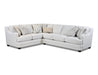 Southern Home Furnishings - Durango Sectional in Off White - 77000-31R/33L Durango Pewter - GreatFurnitureDeal