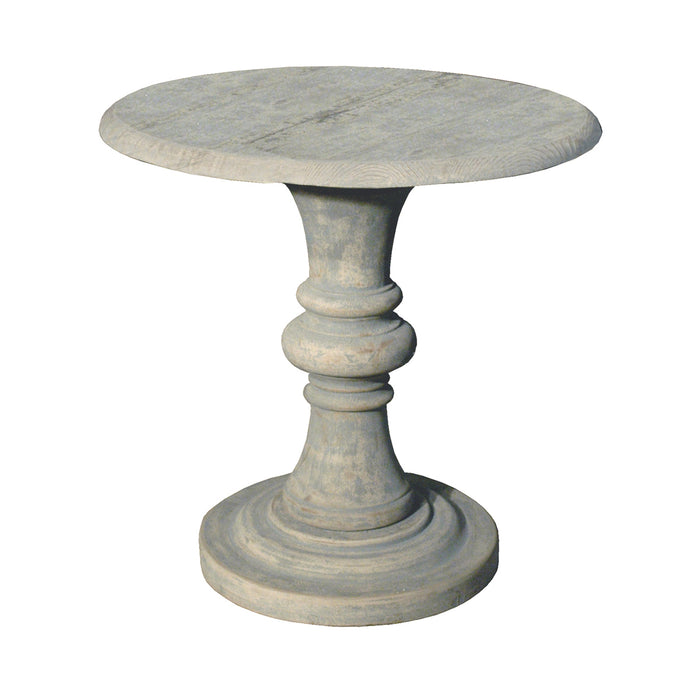GJ Styles - Round Side Table with Turned Base - RA04