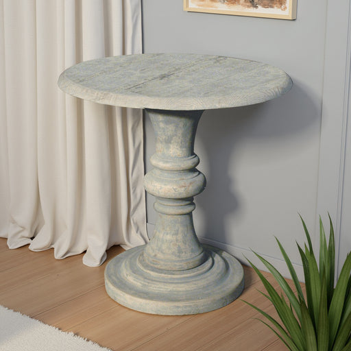 GJ Styles - Round Side Table with Turned Base - RA04 - GreatFurnitureDeal