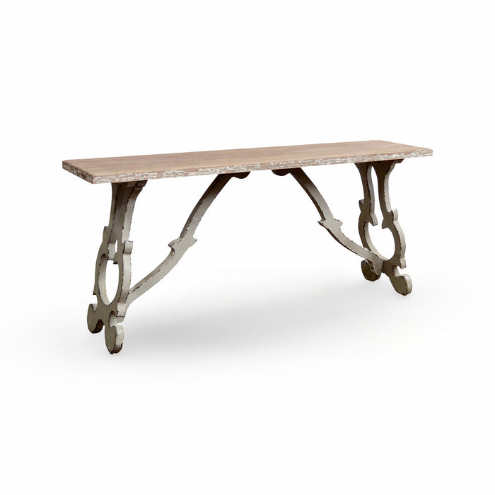 GJ Styles - Leece Console W/ Antiqued Top - RA102 - GreatFurnitureDeal